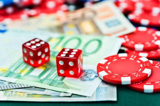 Live dealer at roulette table in professional studio
